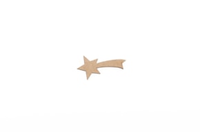 SET 12 ESTRELAS CADENTES 6X3X0.3CM MDF
