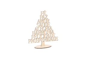 ARVORE C/SENTIMENTOS 21.2X25X0.4CM CHOUPO