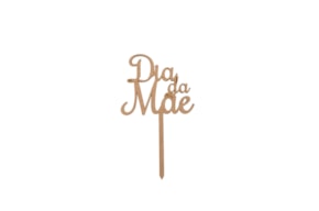 SET 4 ESPETOS DIA DA MÃE 10X17X0.3CM MDF