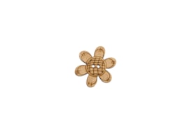 SET 12 BOTOES FLOR 2.5X2.5X0.3CM MDF