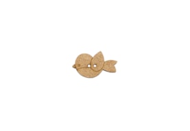 SET 12 BOTOES PASSARINHO 3X1.8X0.3CM MDF