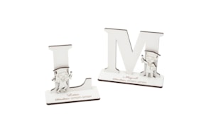 LETRA PERSONALIZABLE 10X0.3CM MDF BLANCO COM FINALISTA