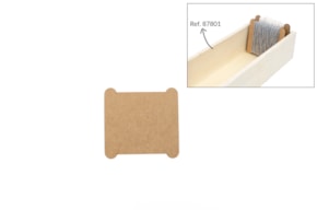 SET 4 PLACAS PARA FITAS 12X12.5X0.3CM MDF