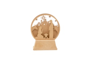 CENÁRIO PRESEPIO 20X19X0.3CM MDF C/BASE 17X7X1.2CM MDF