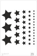 STENCIL 20X30CM 213 ESTRELAS