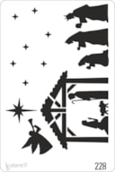 STENCIL 20X30CM 228 PRESEPIO