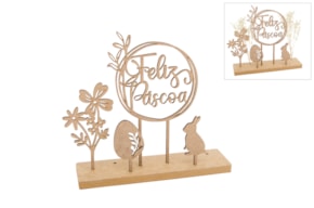 CENTRO MESA CENÁRIO PÁSCOA 30X8X27X0.3CM MDF