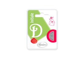 SINETE LATAO D. 1.9CM  71304 LETRA DUPLA D BLISTER