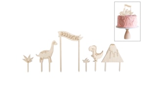 KIT TOPOS DE BOLO DINOSSAUROS 16.5X0.4CM CHOUPO