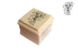 CARIMBO MADEIRA 2.7x2.7cm LETRA Y  A-03055