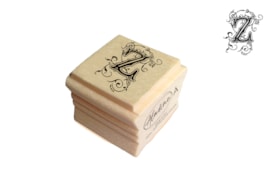 CARIMBO MADEIRA 2.7x2.7cm LETRA Z  A-03056