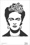 STENCIL 20X30CM 234 BUSTO MULHER