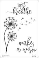 STENCIL 20X30CM 242 MAKE A WISH