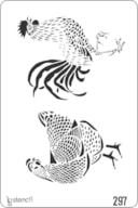 STENCIL 20X30CM 297 ANIMALS