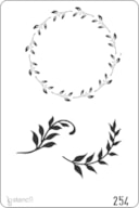 STENCIL 20X30CM 254 CROWN OF BRANCHES