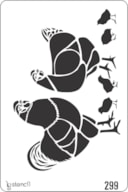 STENCIL 20X30CM 299 ANIMALS