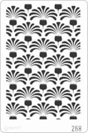 STENCIL 20X30CM 268 FLOWERS