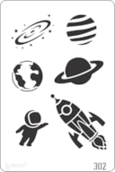 STENCIL 20X30CM 302 ESPAÇO