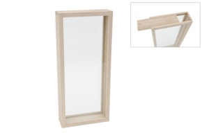 QUADRO C/VIDRO 45X20X7CM