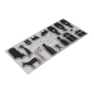 CARIMBOS TRANSPARENTES PRESEPIO 9.7X20.5CM 17 MOTIVOS RAYHER