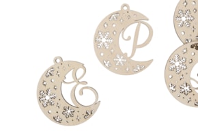 LUA COM LETRA PERSONALIZAVEL 8.6X10X0.4CM CHOUPO