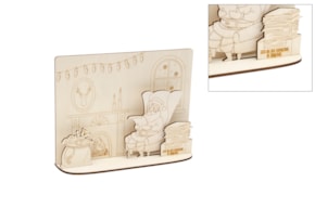 CENARIO SALA PAPÁ NOEL 24.6X18.6X0.4CM CHOPO C/ BASE