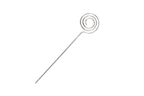 SET 12 ARAMES CARACOL P.FOTO 11CM CROMADO