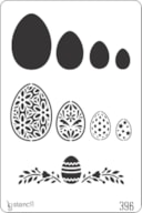 STENCIL 20X30CM 396 OVO PÁSCOA
