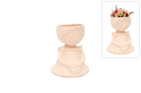 CACHE POT MENINA 12.5X17.5CM