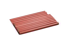 ROUND FLEXIBLE WAX STICK PEARLY RED 55237 IN PLASTIC BAG