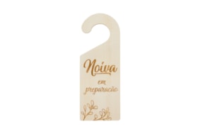 SET 6 PLACAS PORTA NOIVA 9.5X25X0.6CM