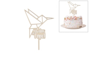 SET 4 ESPETOS BODAS DE PAPEL 13X18X0.4CM CHOUPO