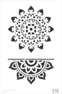 STENCIL 20X30CM 376 MANDALA