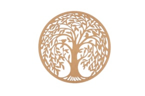 MANDALA TREE OF LIFE D.45.5X0.3CM MDF
