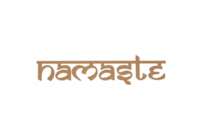 SET 2 FRASES NAMASTE 45.5X10.5X0.3CM MDF