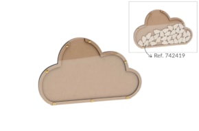 KIT QUADRO NUVEM 35X21.3X0.5CM MDF