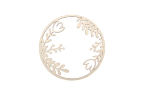 SET 2 AROS COM FLORES 17.2X17.2X0.4CM CHOUPO