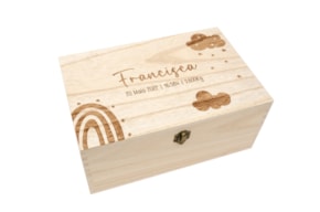 CAJA NACIMIENTO PERSONALIZABLE 30X20X12.5CM