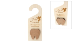 SET 6 PLACAS PORTA FADA DOS DENTES 9.5X25X0.6CM