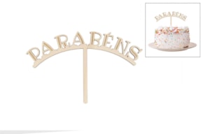 SET 4 ESPETOS PARABENS 17X10X0.4CM CHOUPO