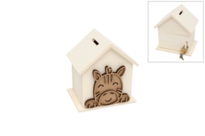 MEALHEIRO CASA C/ ZEBRA 13X10X14.5CM