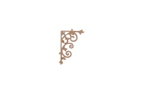 SET 12 CANTOS 7.3X5X0.3CM MDF