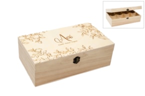 CAIXA CHA 8DIV. AVÓ 30X17X10CM