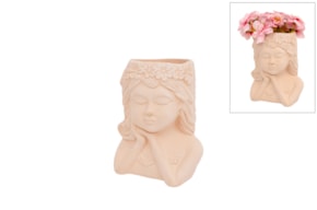 CACHE POT MENINA 10.5X8X14.5CM