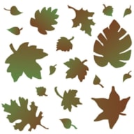 STENCIL 13X13CM FOLHAS 2  300011224 ACRILEX