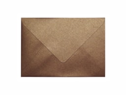 SOBRE NACARADO BRONCE 120 G 12 CM X 17 CM