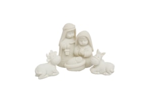 NATIVITY FAMILY 3PCS 4X2.5X4.2CM