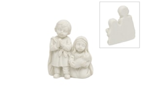 NATIVITY FAMILY 5.6X2X7CM PLATE BACK