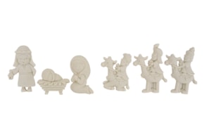 PRESEPIO INFANTIL 6P  3.8X0.8X6.3CM COLAR