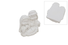 NATIVITY FAMILY 6.2X1.6X6CM PLATE ON BACK